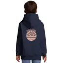 Surf Club Pull à capuche (motif: Sunset sable)