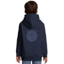 Surf Club Pull à capuche (motif: Sunset bleu marine)
